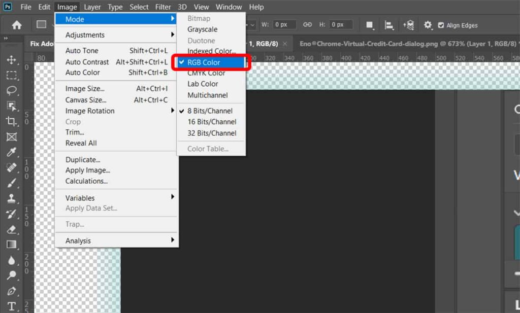 Fix Adobe Photoshop Layer Partially Locked