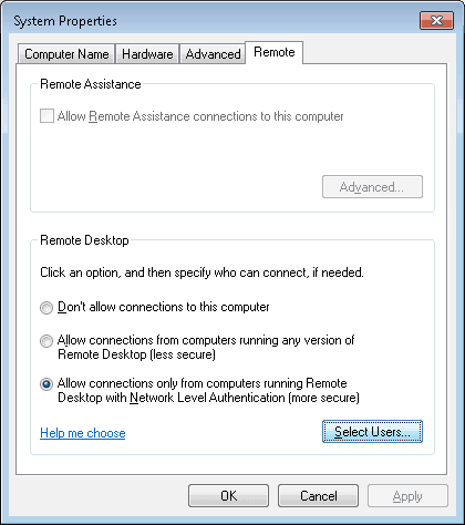 2008 Terminal Server: Connection was denied, not authorized for remote login.