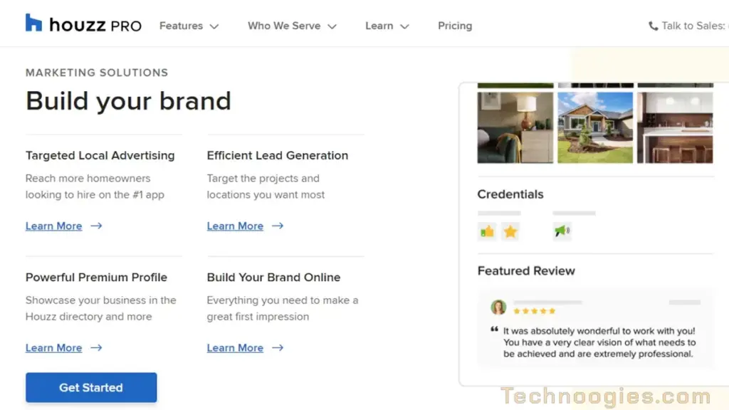Houzz icon for Blocksy socials block